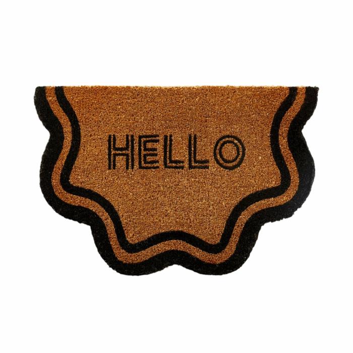 Floor Rugs & Mats |  Coir Hello Wave Doormat Floor Rugs & Mats Floor Rugs & Mats