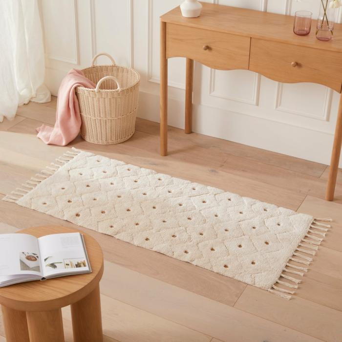 Floor Rugs & Mats |  Freya Natural & Tobacco Rug Runner Floor Rugs & Mats Floor Rugs & Mats