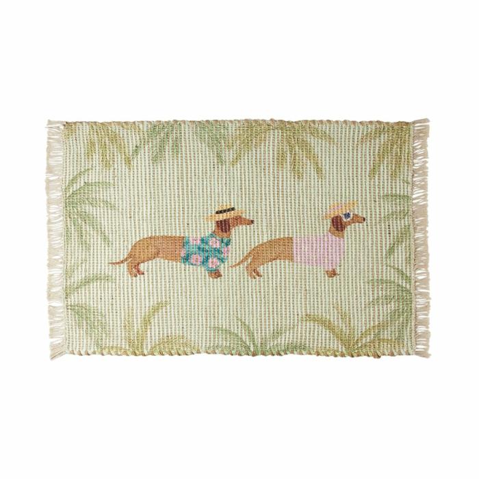 Floor Rugs & Mats |  Monte Summertime Dachshund Indoor Mat Floor Rugs & Mats Floor Rugs & Mats