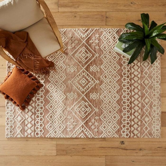 Floor Rugs & Mats |  Ohio Aztec Terracotta Marle Rug Floor Rugs & Mats Floor Rugs & Mats