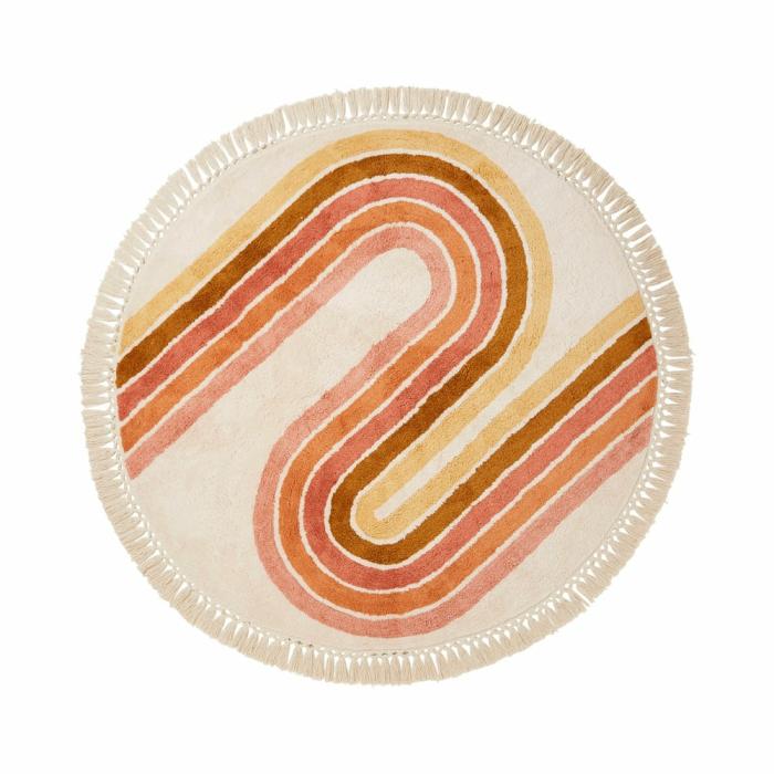 Floor Rugs & Mats |  Retro Rainbow Vintage Round Rug Floor Rugs & Mats Floor Rugs & Mats