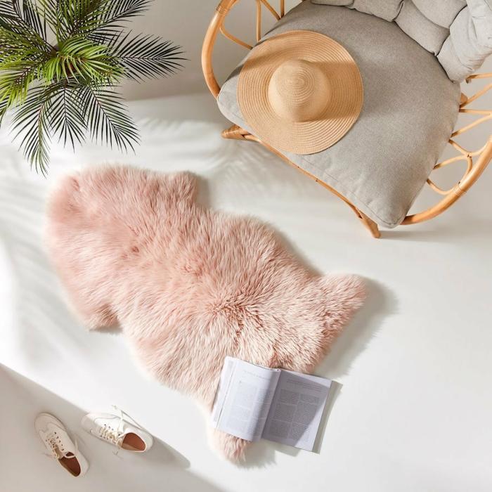 Floor Rugs & Mats |  Sheepskin Single Blush Floor Rugs & Mats Floor Rugs & Mats