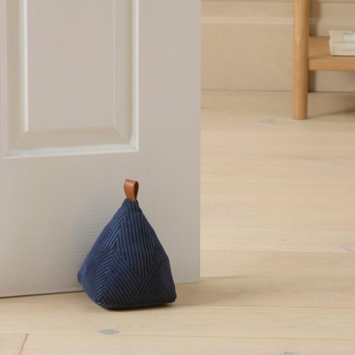 Home Decor |  Corduroy Navy Door Stop Home Decor Home Decor