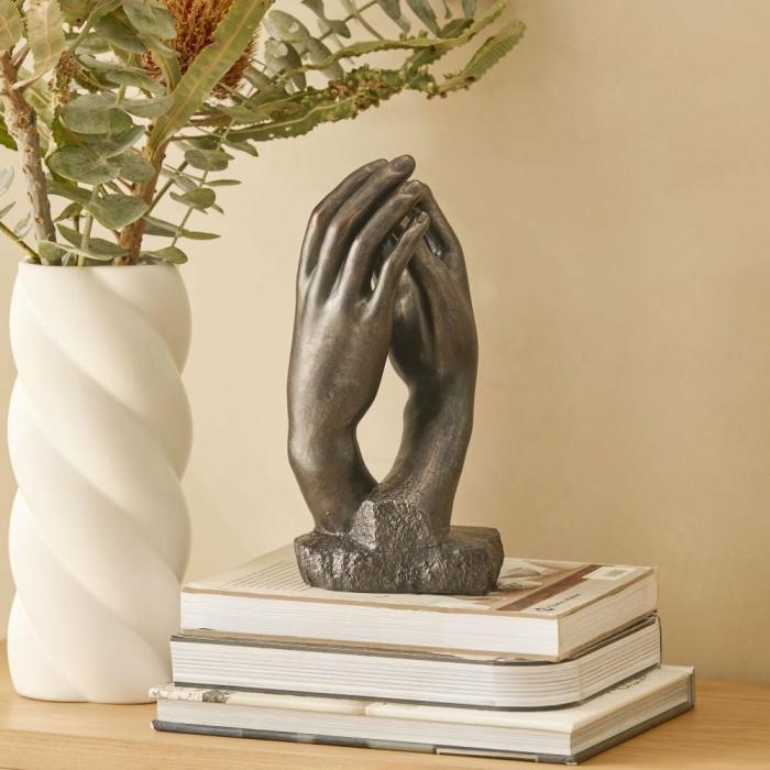 Home Decor |  Grace Bronze Hands Statue Home Decor Home Decor