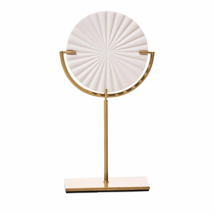 Home Decor |  Lido Disc Round White Statue Home Decor Home Decor