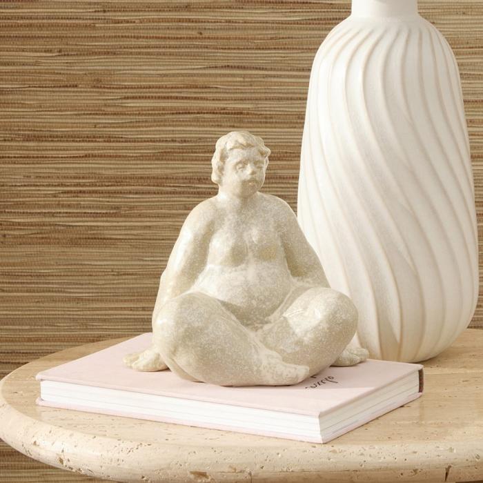 Home Decor |  Remus Legs Crossed Natural Statue Home Decor Home Decor