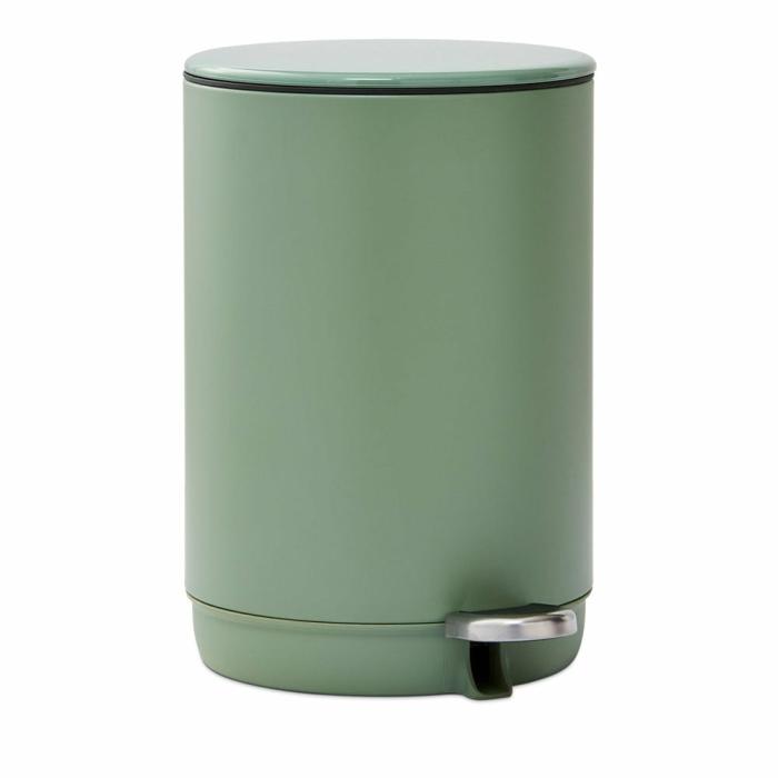 Home Decor |  Round Green Metal Dust Bin Home Decor Home Decor