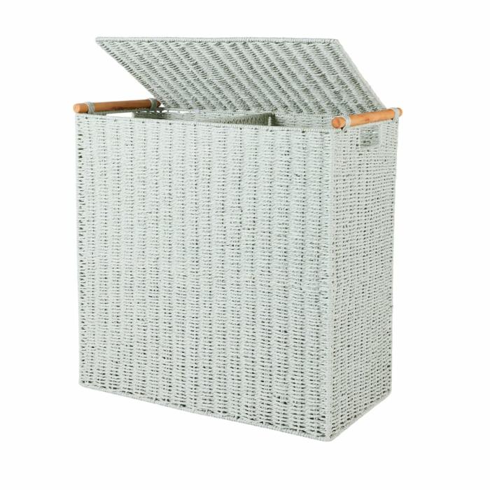 Laundry |  Kendrick Sage Divided Laundry Basket Baskets Baskets