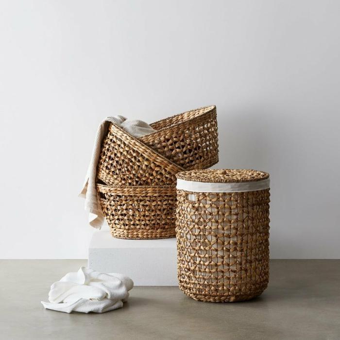 Laundry |  Knotted Natural Laundry Baskets Laundry Laundry