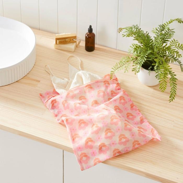 Laundry |  Laundry Pinks Floral Wash Bag Laundry Laundry