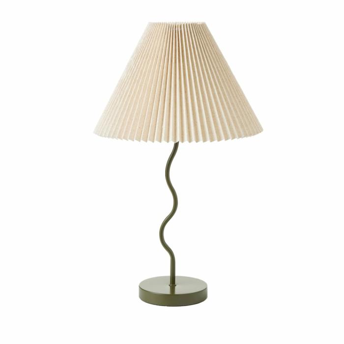 Lighting |  Catalina Forest & Linen Table Light Home Styling Lighting