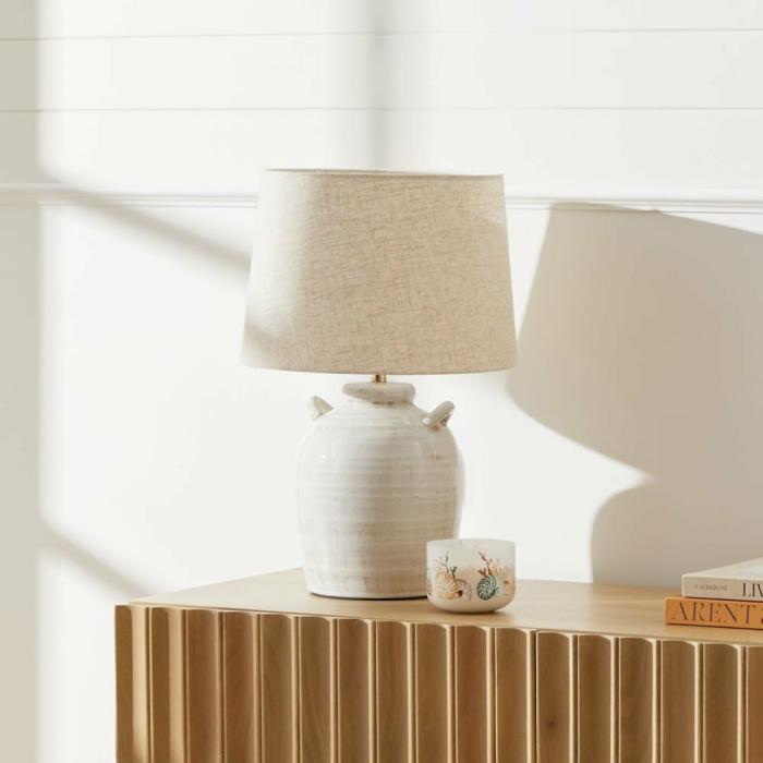 Lighting |  Pompeii Off White Table Light Home Styling Lighting