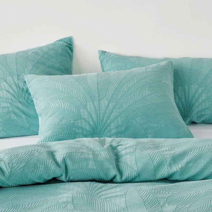 Pillowcases |  Acai Aqua Matelasse Pillowcases Bedlinen Pillowcases