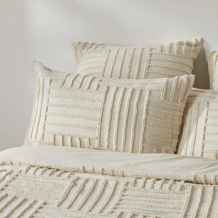 Pillowcases |  Drew Natural Tufted Pillowcases Bedlinen Pillowcases