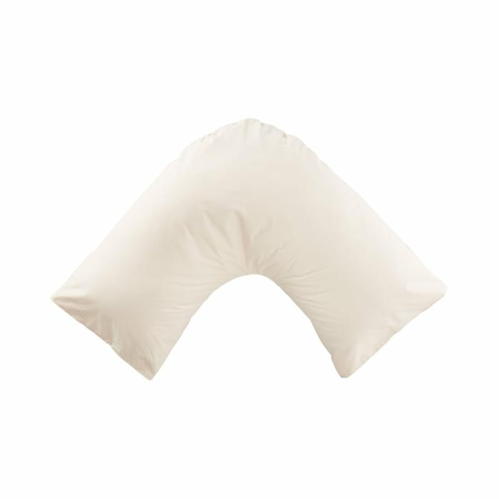 Pillowcases |  Fresh Cotton Percale Sand U Shaped Pillowcase Bedlinen Pillowcases