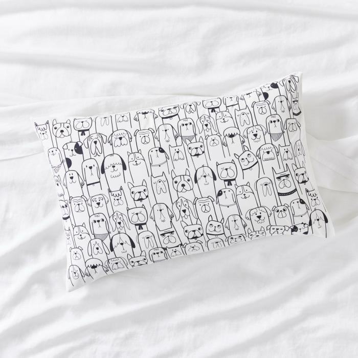 Pillowcases |  Puppy Text Pillowcase Bedlinen Pillowcases