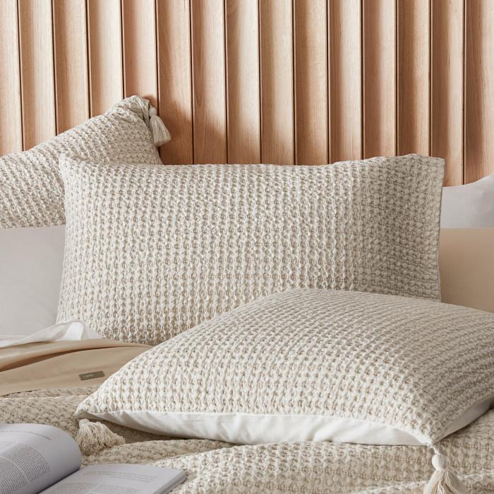 Pillowcases |  Ren Oatmeal Waffle Pillowcases Bedlinen Pillowcases