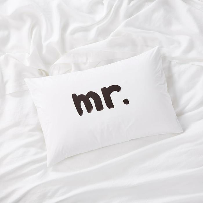 Pillowcases |  Text Pillowcase Mr. Bedlinen Pillowcases