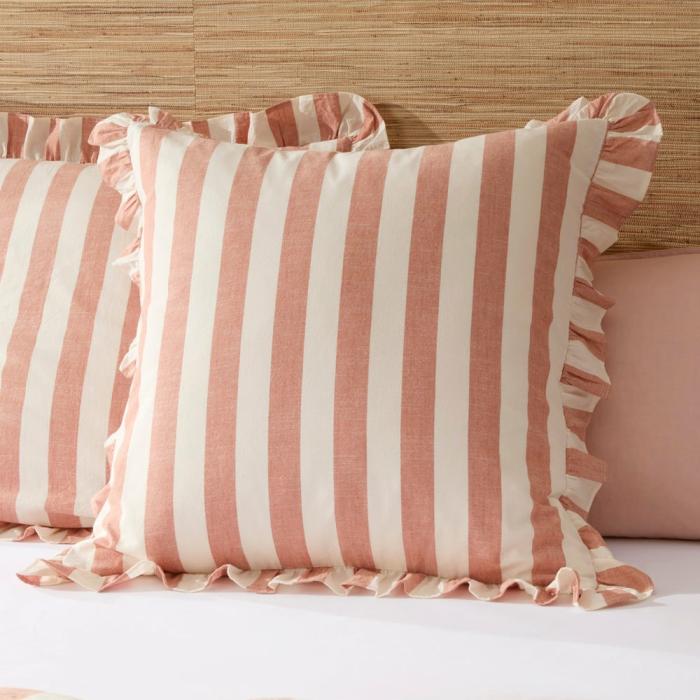 Pillowcases |  Willow Ruffle Clay Pillowcases Bedlinen Pillowcases