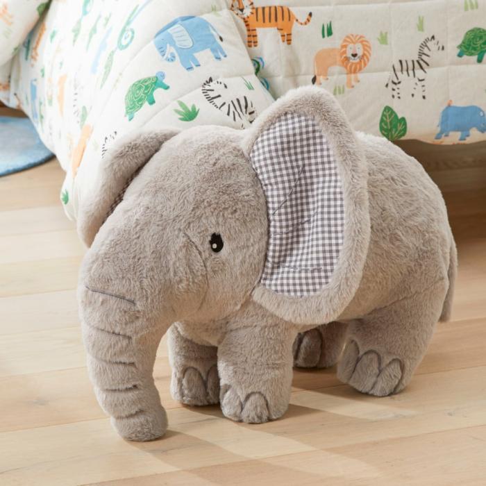 Plush Toys |  Eddie Elephant Soft Grey Treasure Toy Kids Toys Plush Toys