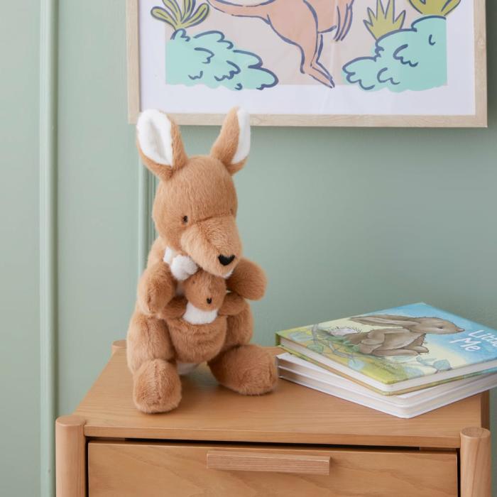 Plush Toys |  Kangaroo & Joey Natural Cuddle Toy Kids Toys Plush Toys