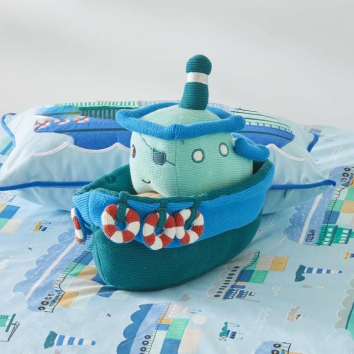 Plush Toys |  Ship Ahoy Green Knitted Toy Kids Toys Plush Toys