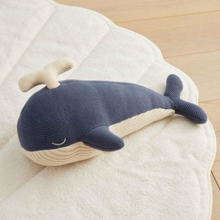 Plush Toys |  Wally Whale Blue Knitted Toy Kids Toys Plush Toys