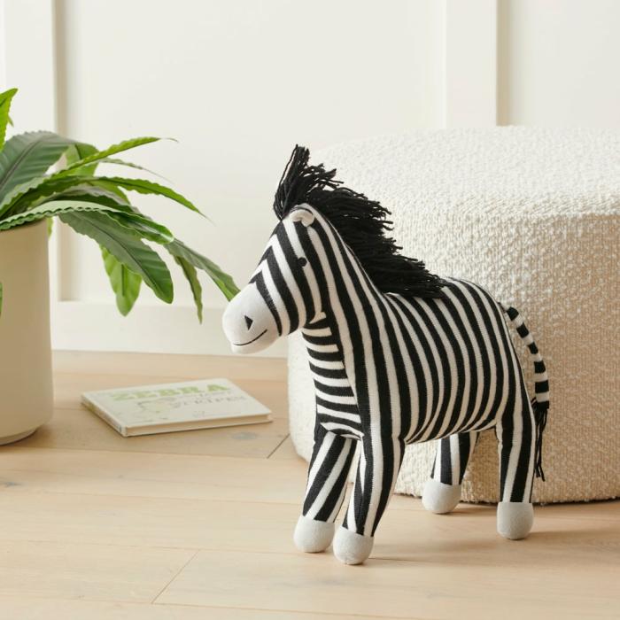 Plush Toys |  Zed The Zebra Black & White Treasure Toy Kids Toys Plush Toys