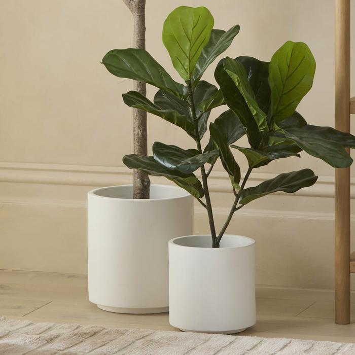 Pots, Vases & Plant Stands |  Arno White Pot Home Styling Pots, Vases & Plant Stands