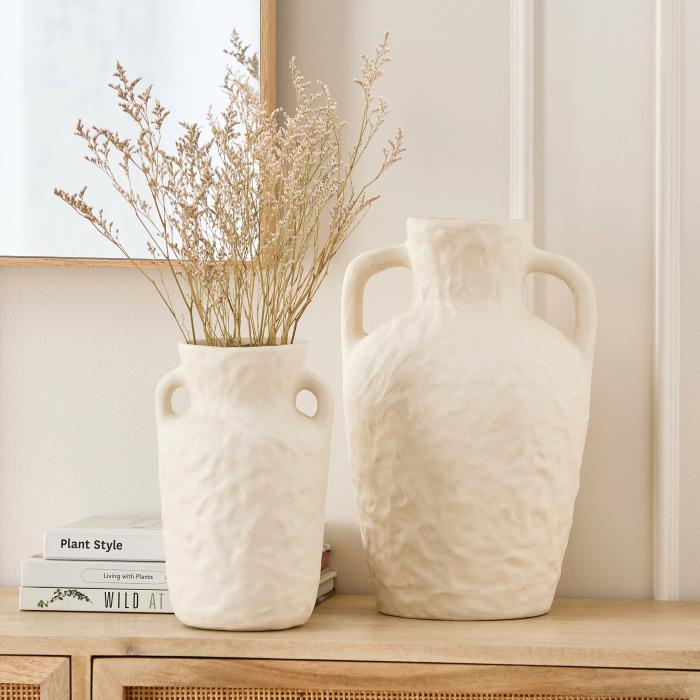 Pots, Vases & Plant Stands |  Centro White Vase Home Styling Pots, Vases & Plant Stands