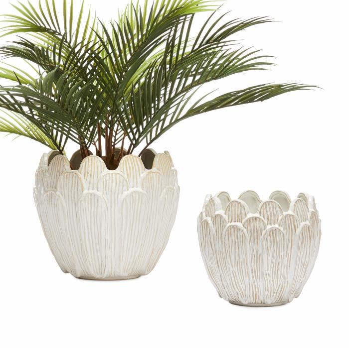 Pots, Vases & Plant Stands |  Lily White Pot Home Styling Pots, Vases & Plant Stands