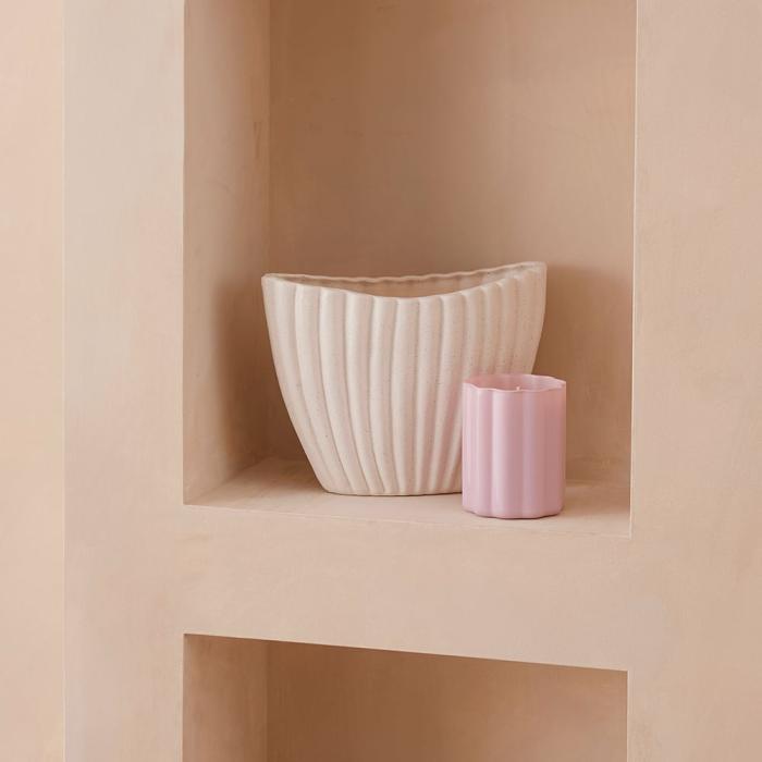 Pots, Vases & Plant Stands |  Milos Textured White Vase Home Styling Pots, Vases & Plant Stands