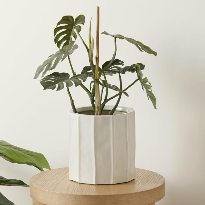 Pots, Vases & Plant Stands |  Oslo White Pot Home Styling Pots, Vases & Plant Stands