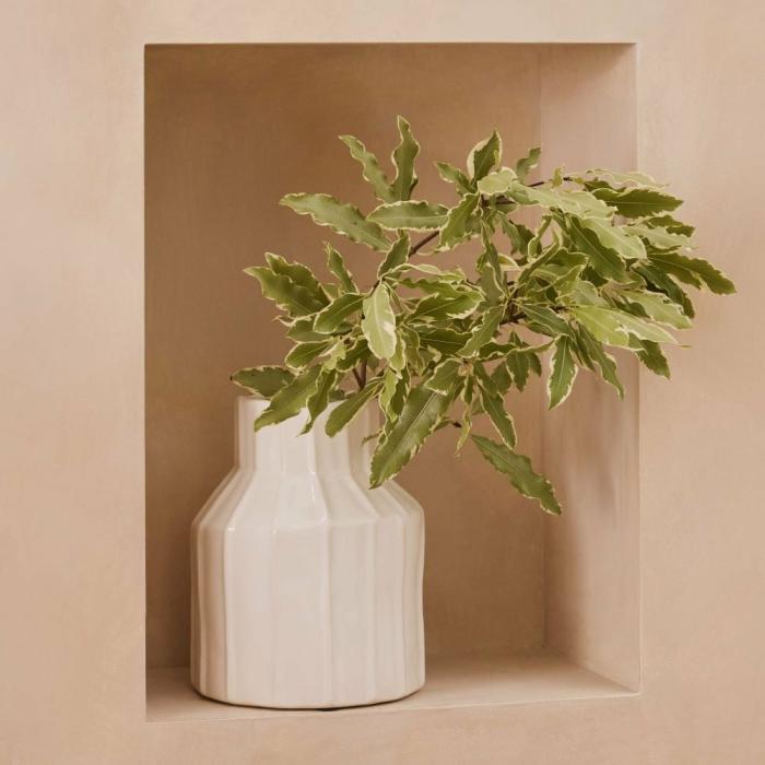 Pots, Vases & Plant Stands |  Oslo White Small Vase Home Styling Pots, Vases & Plant Stands