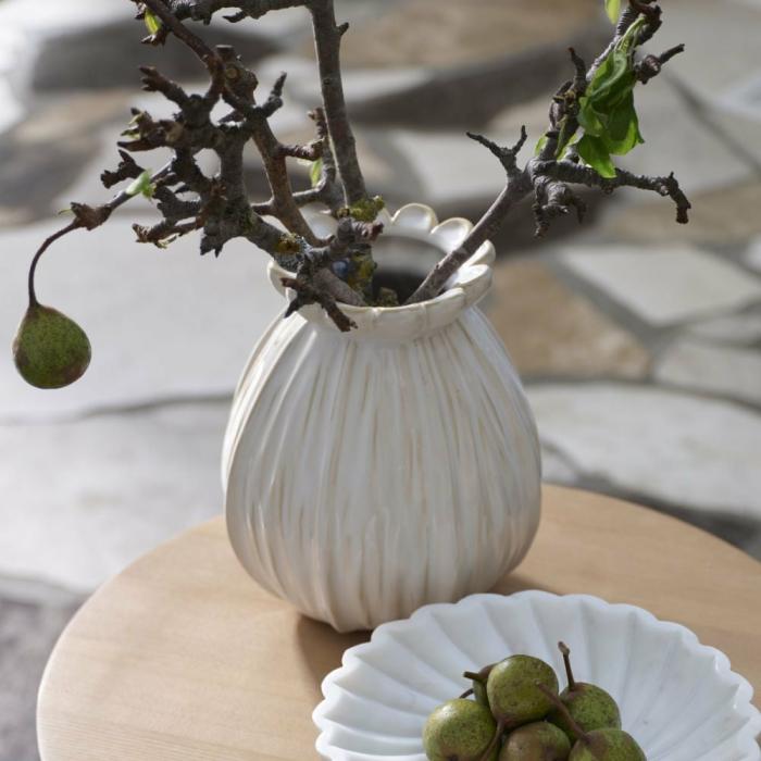 Pots, Vases & Plant Stands |  Poppy Ivory Vase Home Styling Pots, Vases & Plant Stands