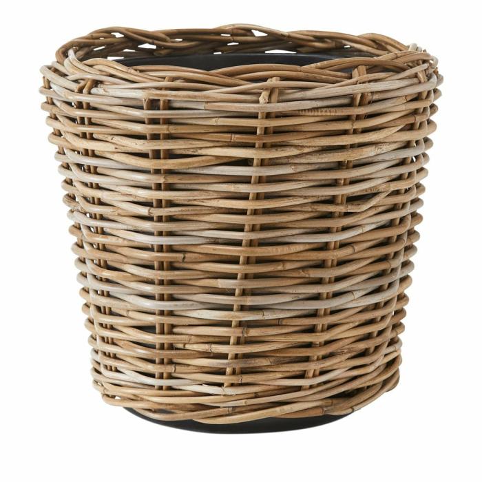 Pots, Vases & Plant Stands |  Provincial Natural Large Rattan Pot Home Styling Pots, Vases & Plant Stands