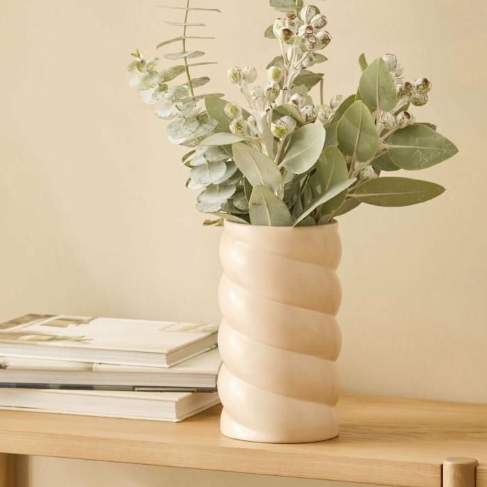 Pots, Vases & Plant Stands |  Twist Blush Vase Home Styling Pots, Vases & Plant Stands