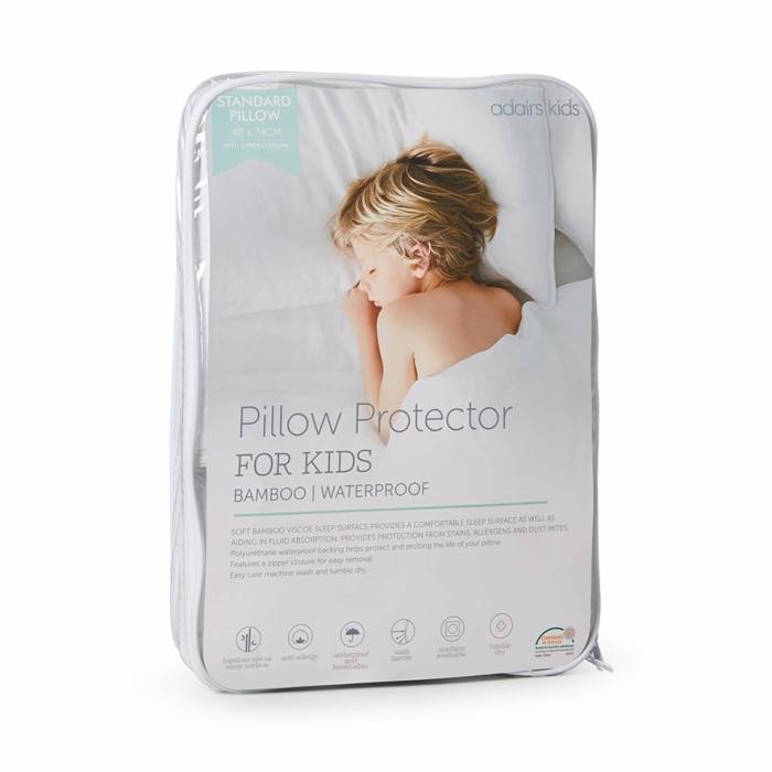 Protectors & Toppers |  Bamboo Waterproof Pillow Protector Kids Bedding Protectors & Toppers