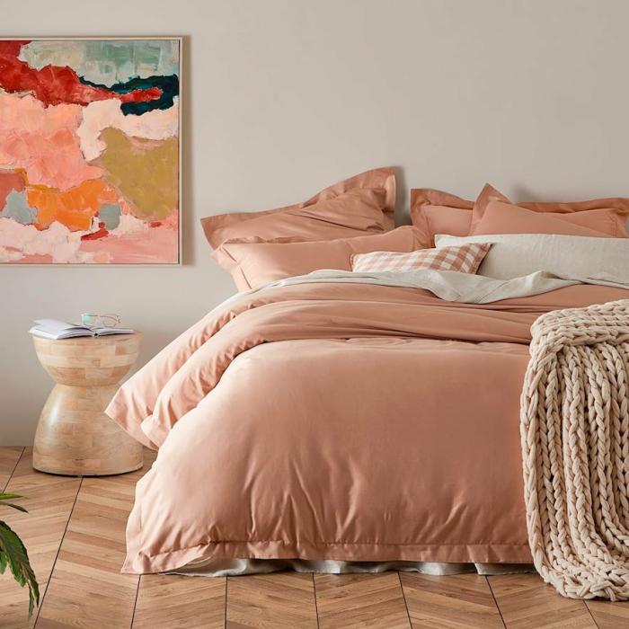 Quilt Covers |  600Tc Bamboo Cotton Caramel Quilt Cover Separates Bedlinen Quilt Covers