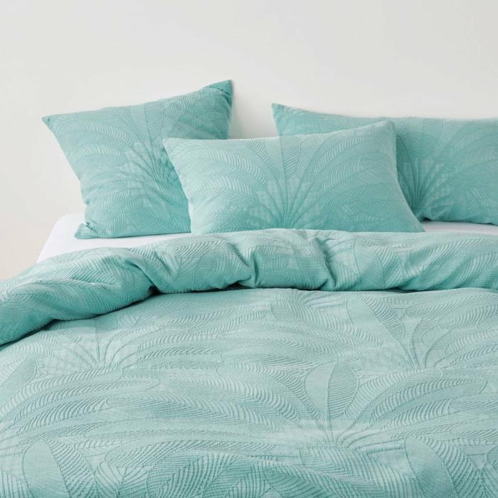 Quilt Covers |  Acai Aqua Matelasse Quilt Cover Separates Bedlinen Quilt Covers