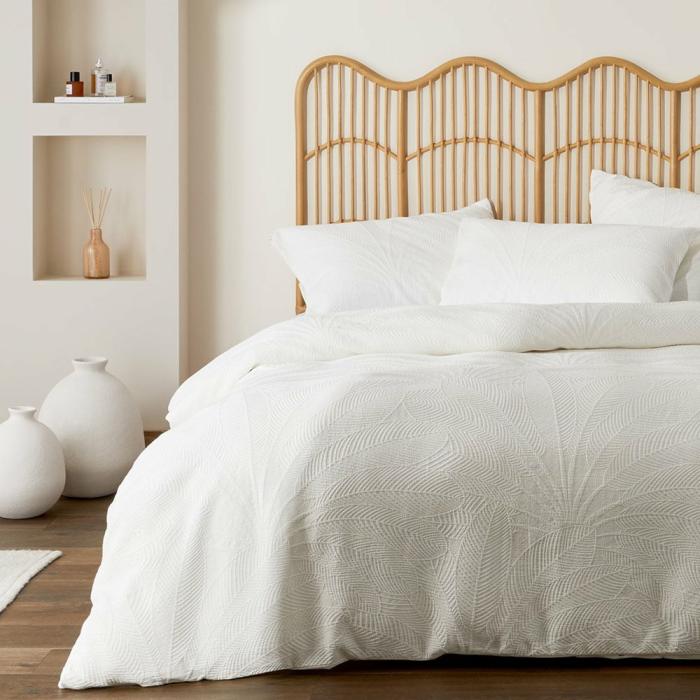 Quilt Covers |  Acai Off White Matelasse Quilt Cover Separates Bedlinen Quilt Covers