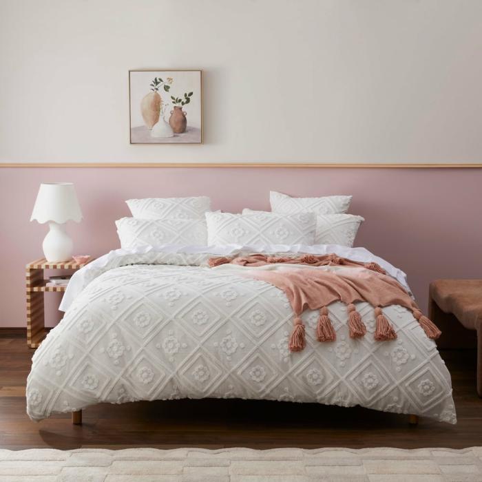 Quilt Covers |  Anastasia White Tufted Quilt Cover Separates Bedlinen Quilt Covers