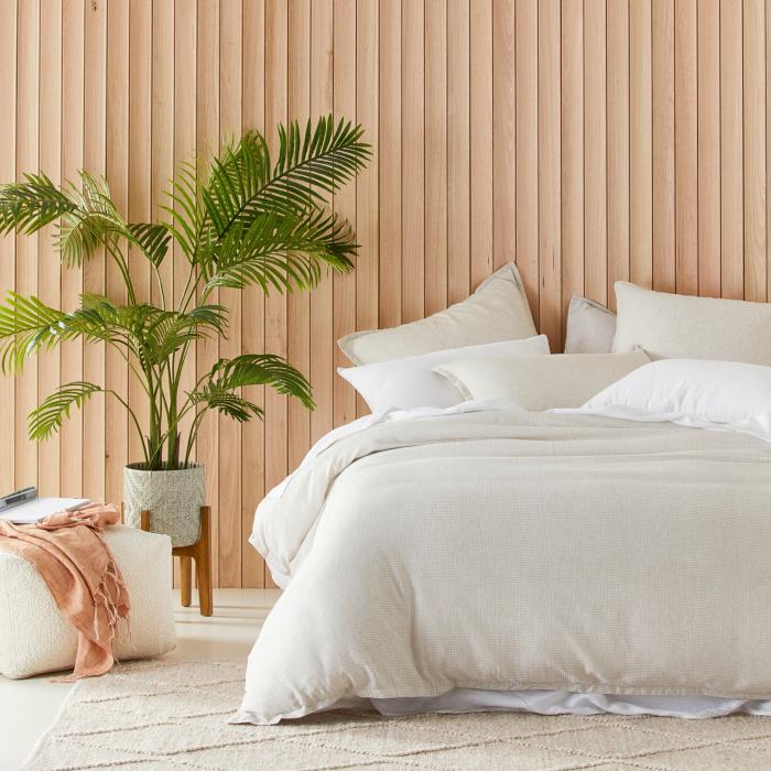 Quilt Covers |  Berlin Waffle Natural Marle Quilt Cover Set + Separates Bedlinen Quilt Covers