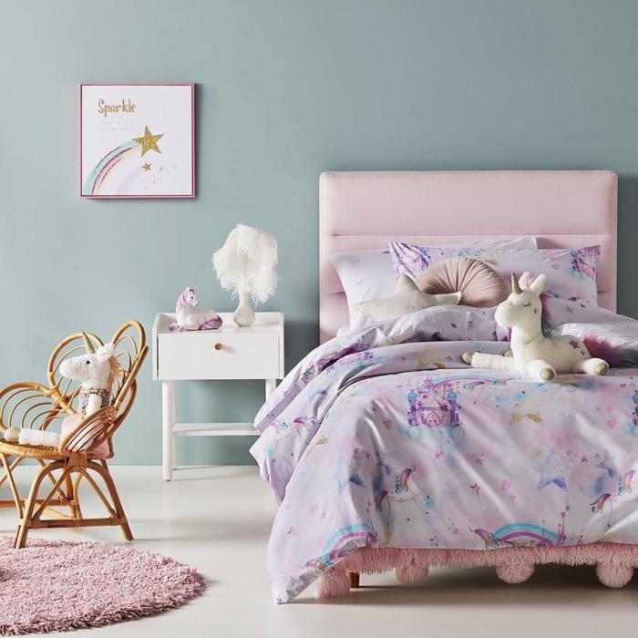 Quilt Covers & Coverlets |  Magical Kingdom Sorbet Quilt Cover Set Kids Bedlinen Quilt Covers & Coverlets