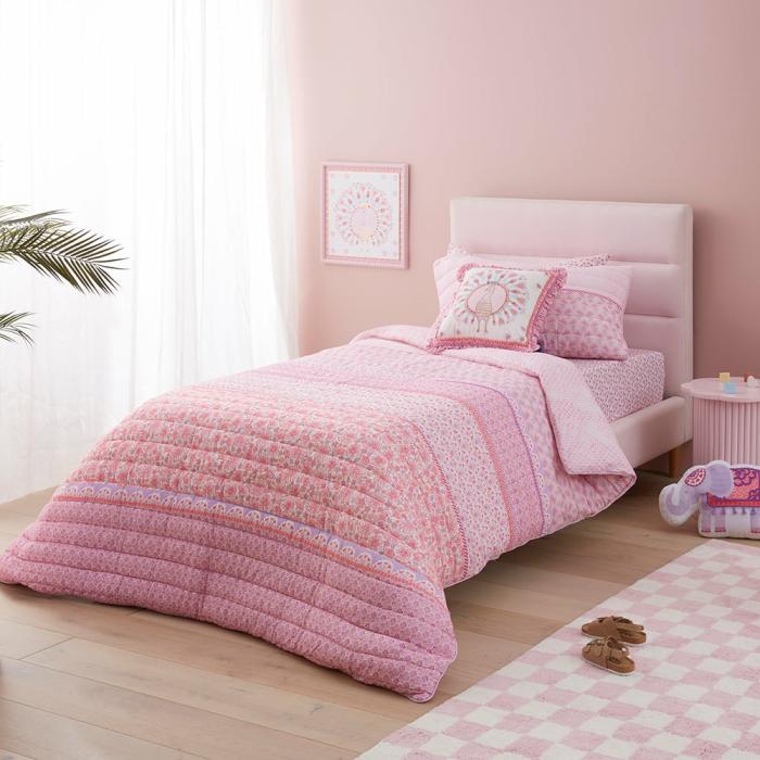 Quilt Covers & Coverlets |  Nahla Quilted Quilt Cover Set Kids Bedlinen Quilt Covers & Coverlets