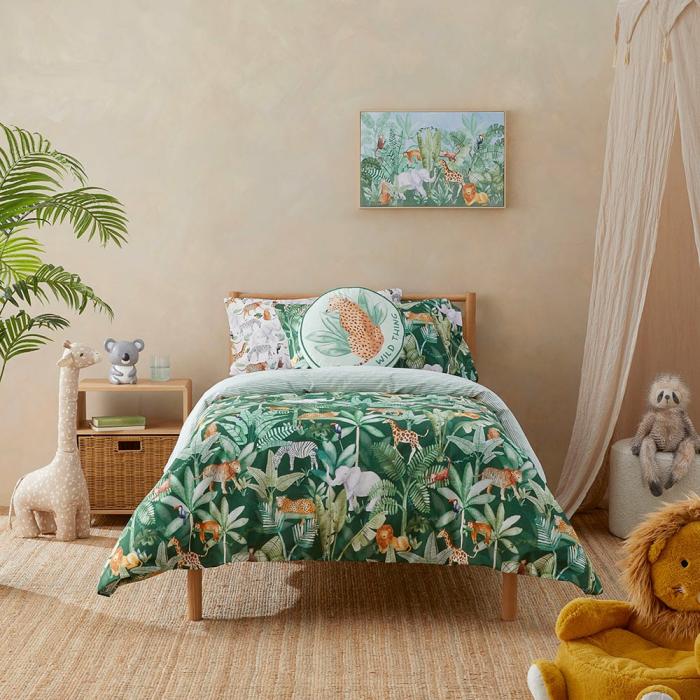 Quilt Covers & Coverlets |  Where The Wild Ones Play Fern Quilt Cover Set Kids Bedlinen Quilt Covers & Coverlets