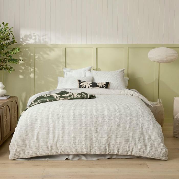 Quilt Covers |  San Remo Mist Quilt Cover Set + Separates Bedlinen Quilt Covers