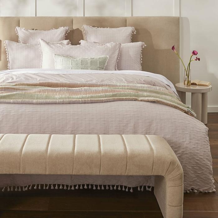 Quilt Covers |  Savanah Ash Violet Quilt Cover Set + Separates Bedlinen Quilt Covers