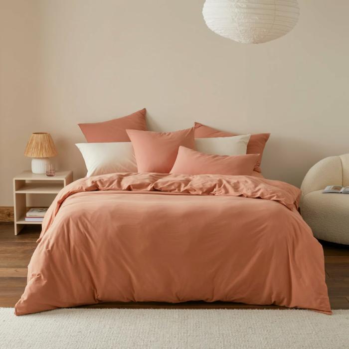 Quilt Covers |  Ultra Soft Jersey Clay Quilt Cover Separates Bedlinen Quilt Covers