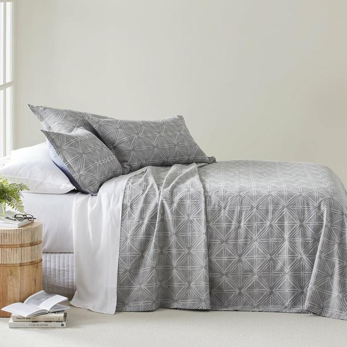 Quilt Covers |  Villa Marle Ash Coverlet Separates Bedlinen Coverlets